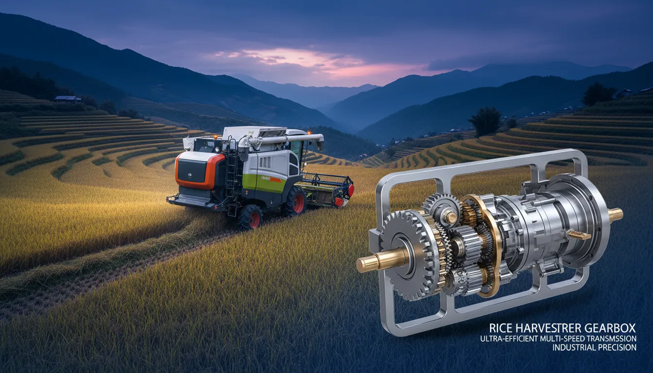 Engineer inspecting gearbox