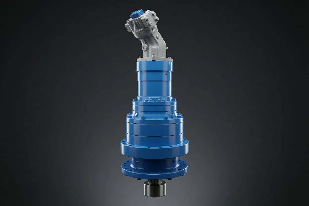 Planetary slewing drive gearbox for crane applications