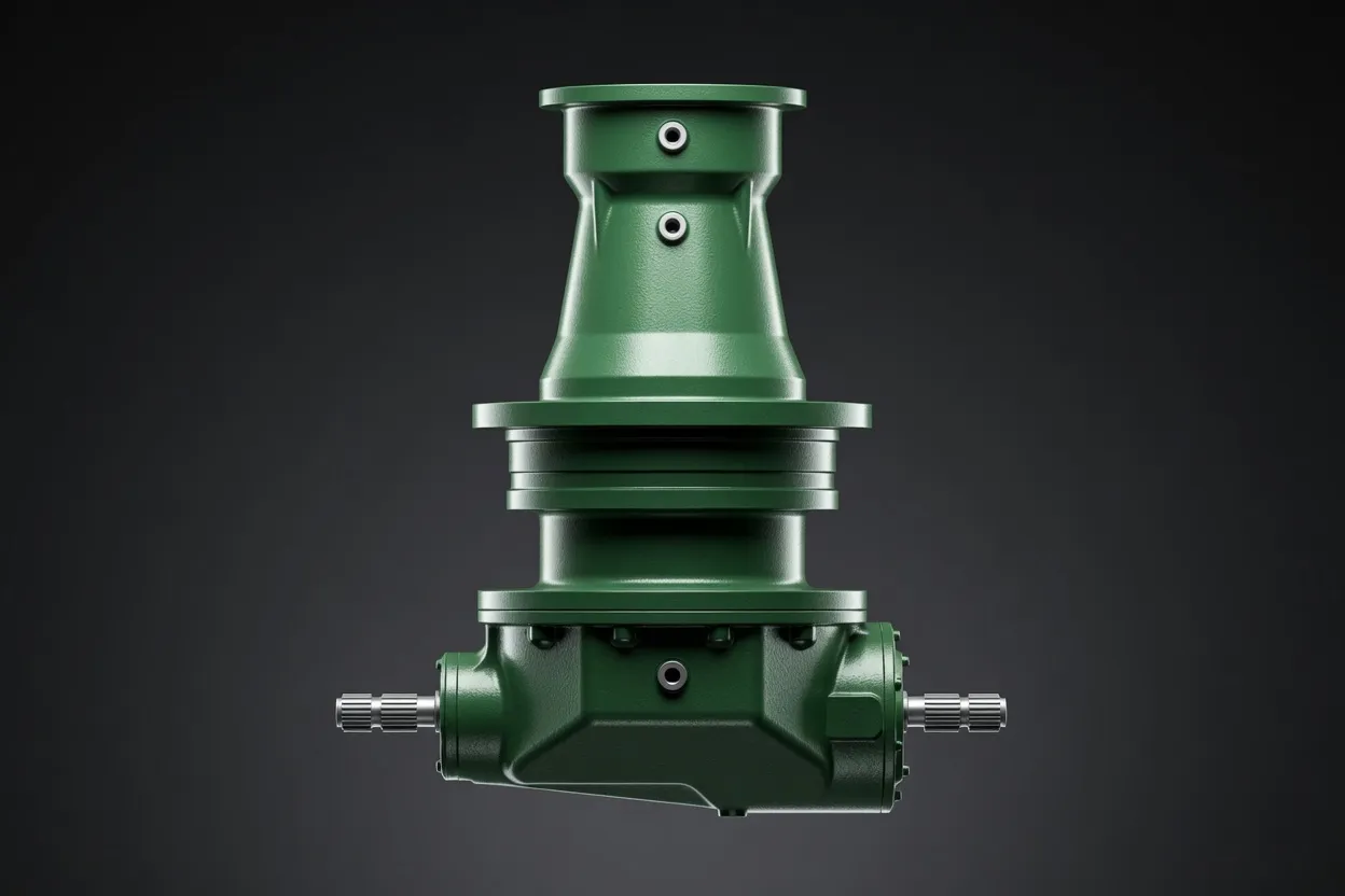 Planetary gearbox for agricultural seeder and mower drive applications