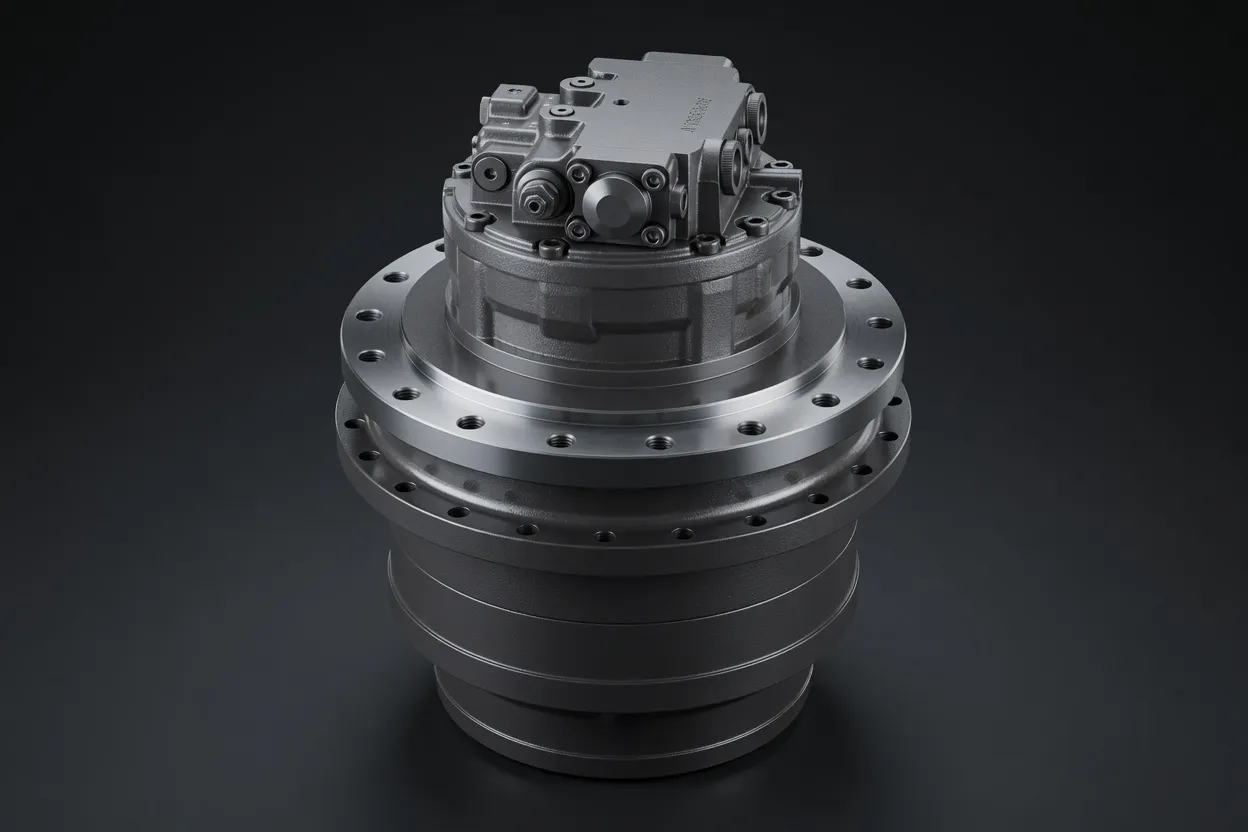 Planetary hub reduction gearbox for wheel loader drive axle